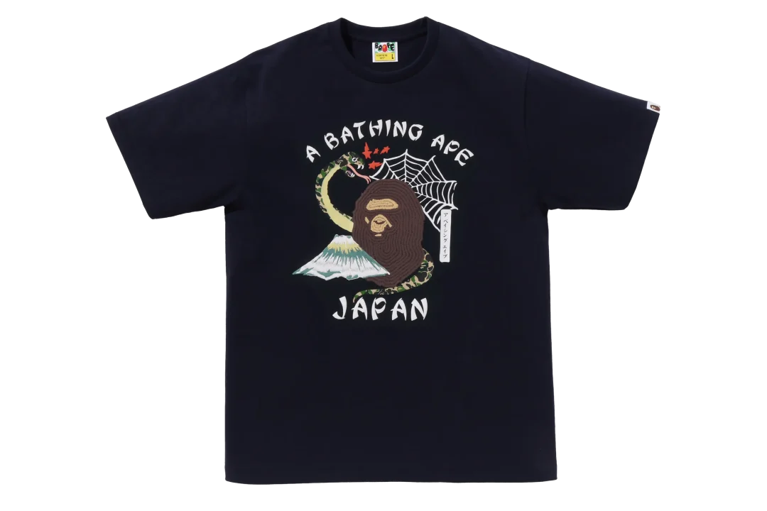 A BATHING APE 日本の伝統的な技術や文化に敬意を表し、刺繍やレトロなグラフィックデザインを現代風にアレンジした「JAPANESE CULTURE」コレクションが1/27 発売 (ア ベイシング エイプ)