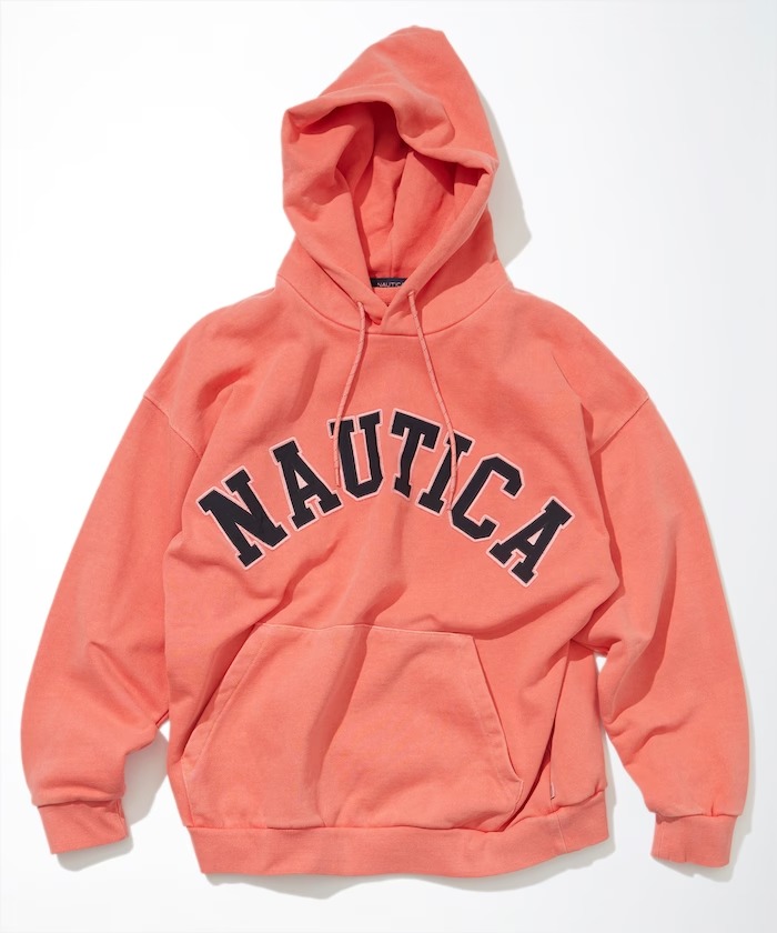 NAUTICA “Pigment Dyed Arch Logo Sweat Hoodie” (ノーティカ “ピグメント ダイ アーチロゴ”)