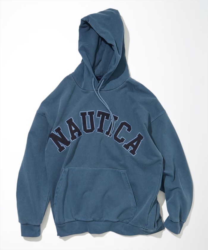 NAUTICA “Pigment Dyed Arch Logo Sweat Hoodie” (ノーティカ “ピグメント ダイ アーチロゴ”)