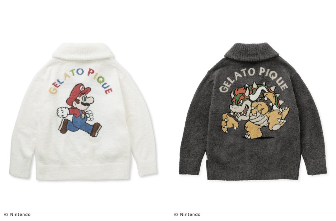 ジェラート ピケ × スーパーマリオ コラボルームウェア第4弾が1/26 発売 (SUPER MARIO meets GELATO PIQUE)