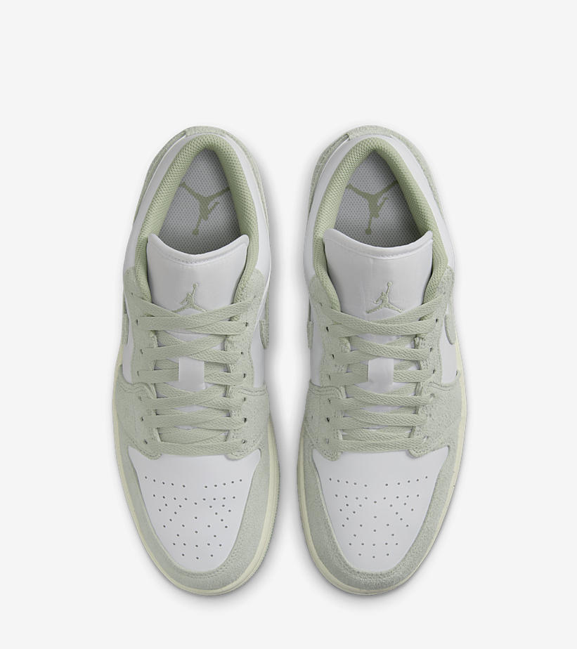 【2024年 4/15 発売】ナイキ エア ジョーダン 1 ロー “シャギースエード/ライトグリーン” (NIKE AIR JORDAN 1 LOW “Shaggy Suede/Light Green”) [FN5214-131]