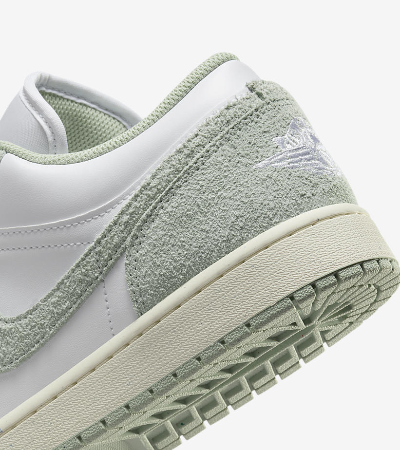 【2024年 4/15 発売】ナイキ エア ジョーダン 1 ロー “シャギースエード/ライトグリーン” (NIKE AIR JORDAN 1 LOW “Shaggy Suede/Light Green”) [FN5214-131]