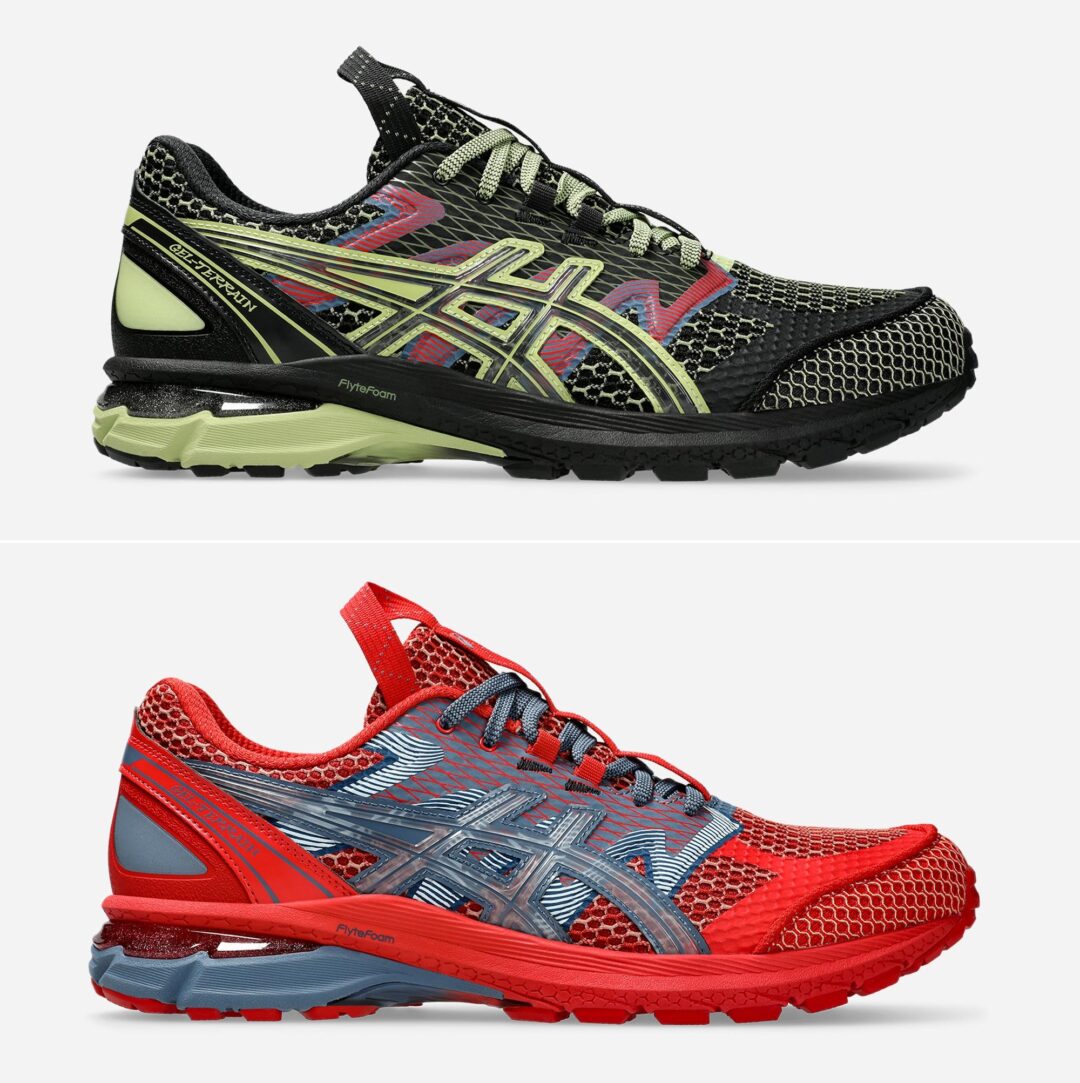 【2024年 2/23 発売】ASICS GEL-Terrain “BLACK/CLASSIC RED” (アシックス ゲルテレイン) [1203A394.001/1203A394.600]