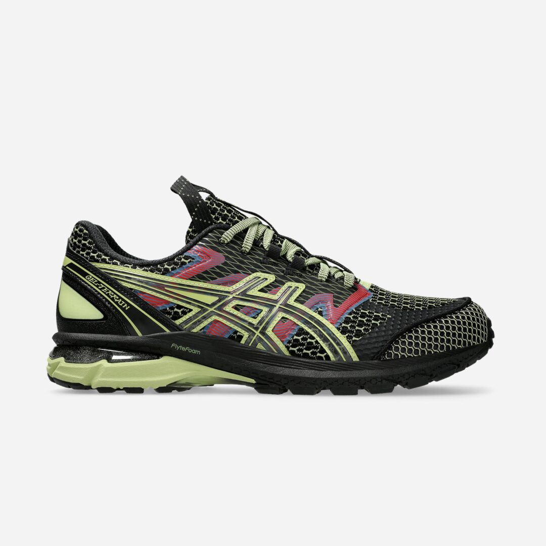 【2024年 2/23 発売】ASICS GEL-Terrain “BLACK/CLASSIC RED” (アシックス ゲルテレイン) [1203A394.001/1203A394.600]