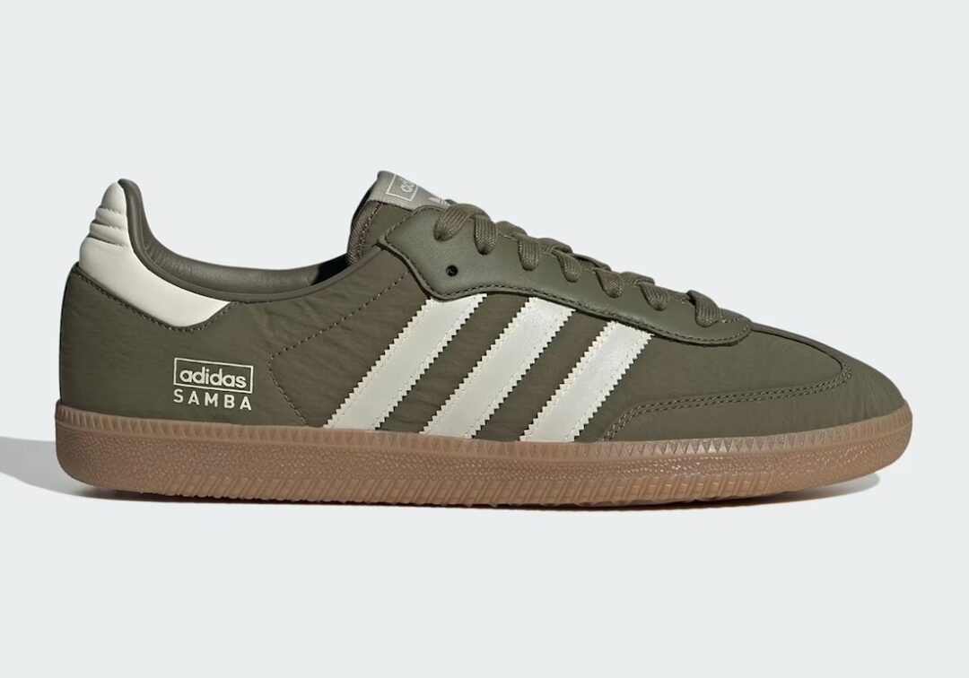 【国内 1/18、1/24 発売】アディダス オリジナルス サンバ OG “ナイロンパック/オリーブ/インク” (adidas Originals SAMBA OG “Nylon Pack/Focus Olive/Preloved Ink”) [IE3440/IG6169]