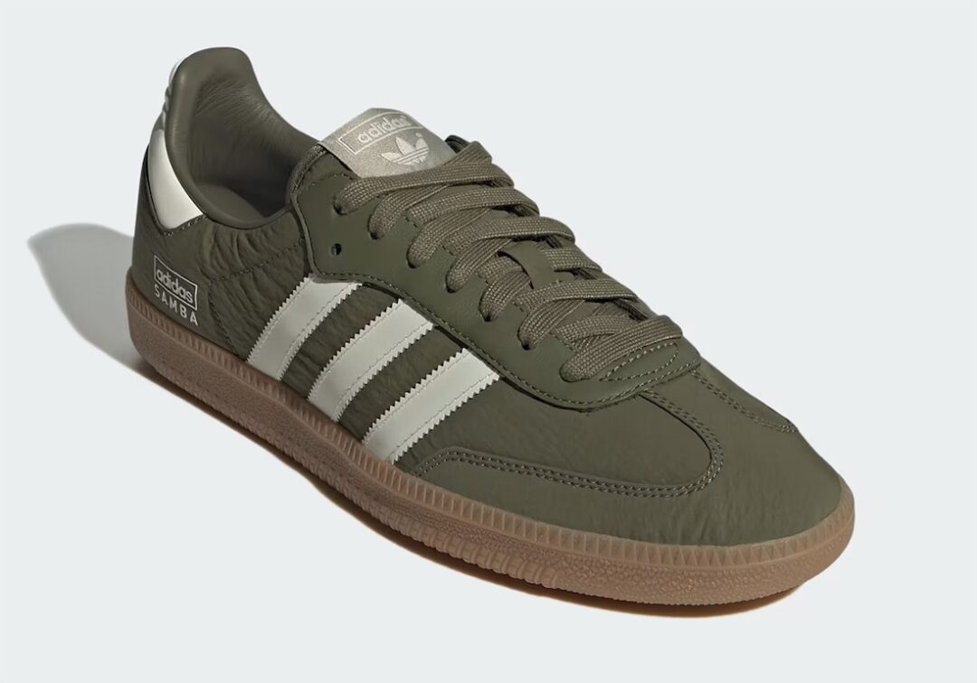 【国内 1/18、1/24 発売】アディダス オリジナルス サンバ OG “ナイロンパック/オリーブ/インク” (adidas Originals SAMBA OG “Nylon Pack/Focus Olive/Preloved Ink”) [IE3440/IG6169]