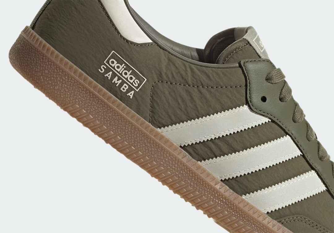 【国内 1/18、1/24 発売】アディダス オリジナルス サンバ OG “ナイロンパック/オリーブ/インク” (adidas Originals SAMBA OG “Nylon Pack/Focus Olive/Preloved Ink”) [IE3440/IG6169]