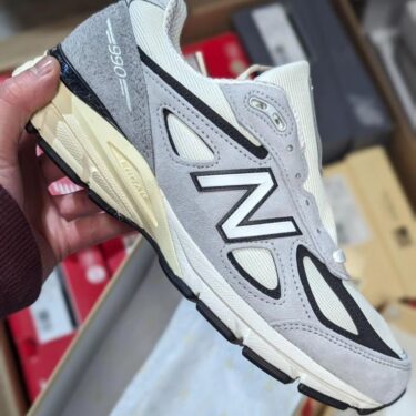 【2024年 2/8 発売】New Balance U990v4 TG4 “Grey/Black/Cream” Made in USA (ニューバランス メイドインUSA) [U990TG4]