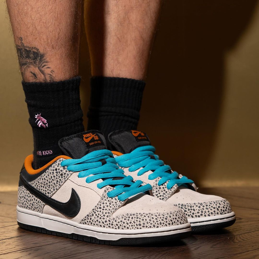 【2024年 8/9 発売】NIKE SB DUNK LOW PRO “Olympic/Safari” (ナイキ SB ダンク ロー プロ “オリンピック/サファリ”) [FZ1233-002]