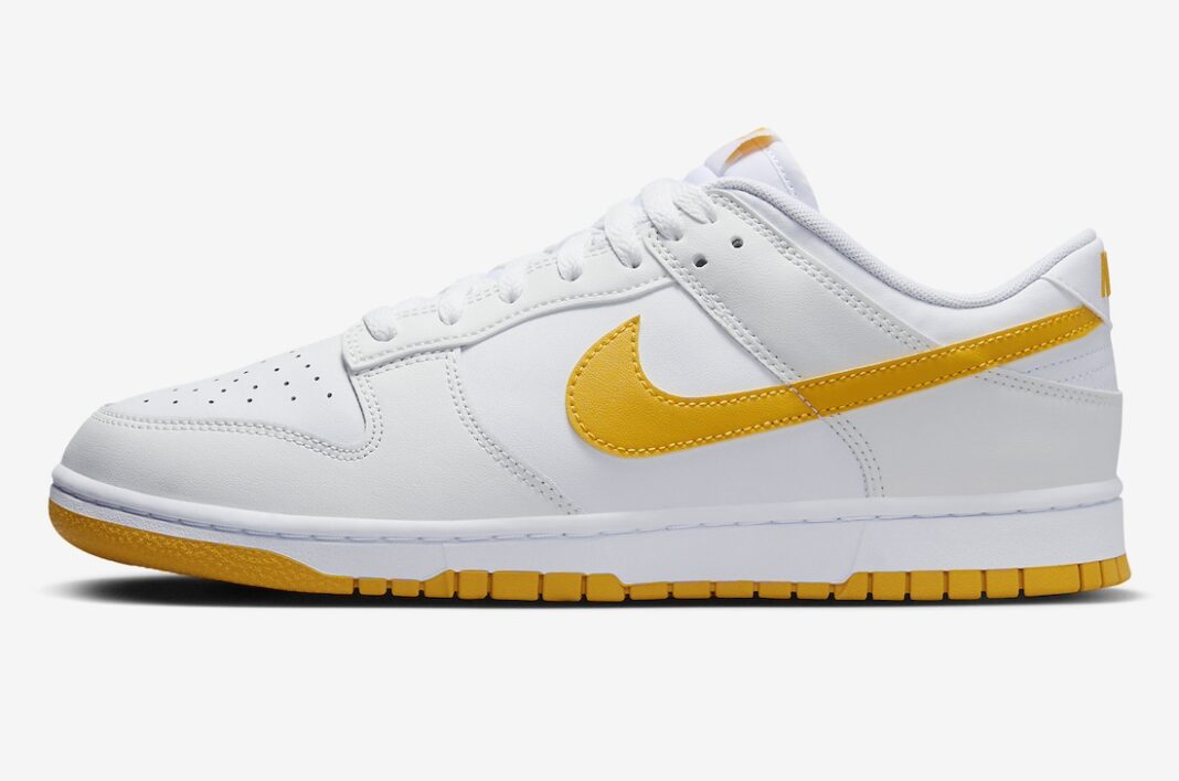 2024年 夏 発売予定！ナイキ ダンク ロー “ホワイト/ユニバーシティゴールド″ (NIKE DUNK LOW “White/University Gold”) [DV0831-110]