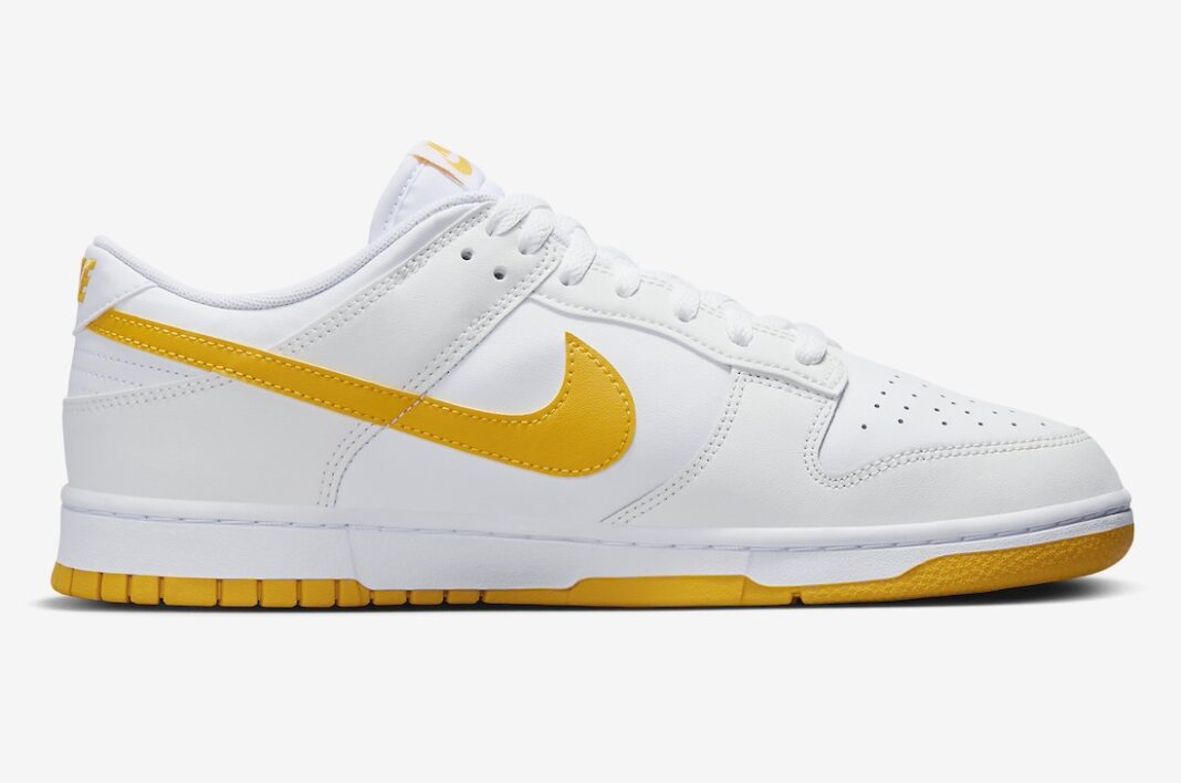 2024年 夏 発売予定！ナイキ ダンク ロー “ホワイト/ユニバーシティゴールド″ (NIKE DUNK LOW “White/University Gold”) [DV0831-110]