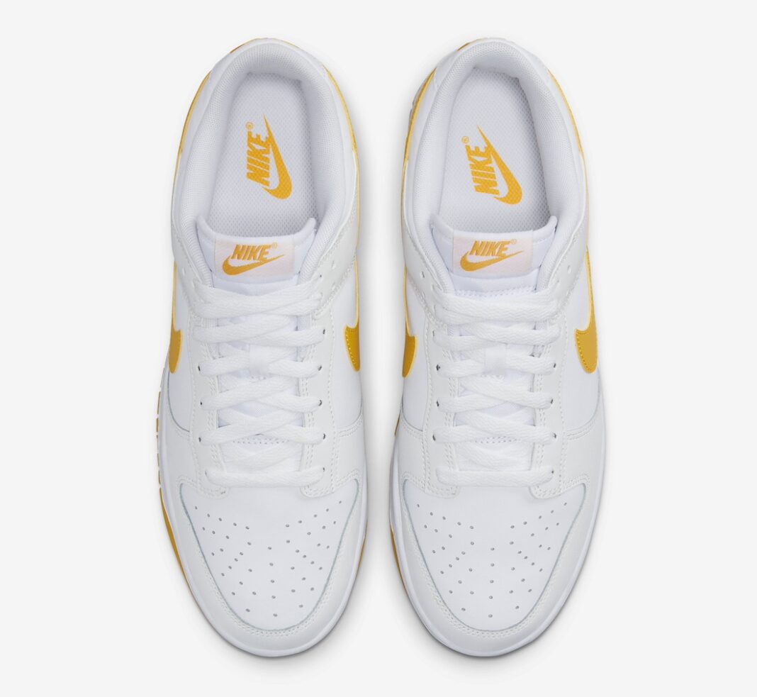 2024年 夏 発売予定！ナイキ ダンク ロー “ホワイト/ユニバーシティゴールド″ (NIKE DUNK LOW “White/University Gold”) [DV0831-110]