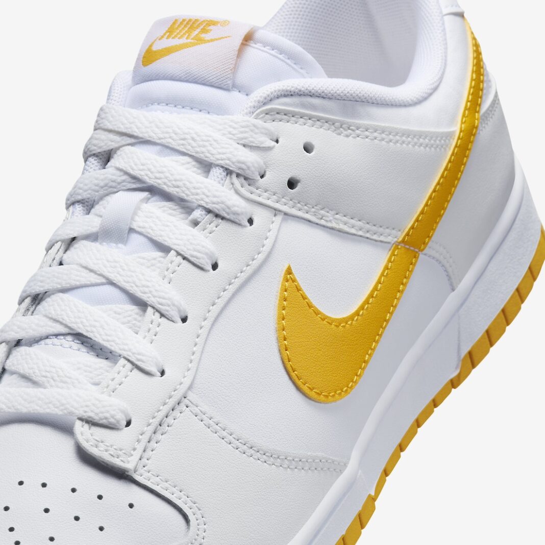 2024年 夏 発売予定！ナイキ ダンク ロー “ホワイト/ユニバーシティゴールド″ (NIKE DUNK LOW “White/University Gold”) [DV0831-110]