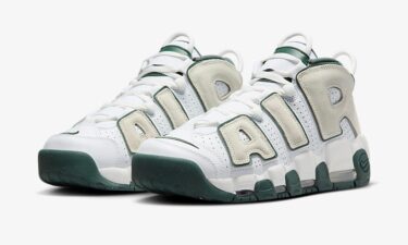 【2024年 4/15 発売】ナイキ エア モア アップテンポ 96 “ホワイト/シーグラス/ビンテージグリーン” (NIKE AIR MORE UPTEMPO 96 “White/Sea Glass-Vintage Green”) [FN6249-100]