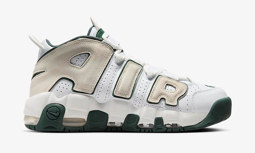 【2024年 4/15 発売】ナイキ エア モア アップテンポ 96 “ホワイト/シーグラス/ビンテージグリーン” (NIKE AIR MORE UPTEMPO 96 “White/Sea Glass-Vintage Green”) [FN6249-100]