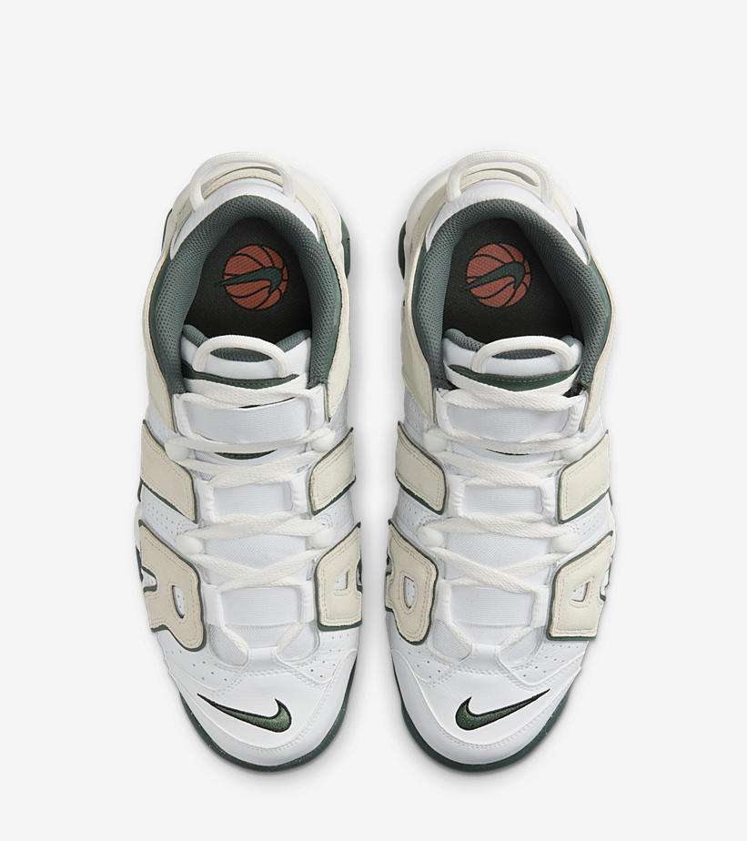 【2024年 4/15 発売】ナイキ エア モア アップテンポ 96 “ホワイト/シーグラス/ビンテージグリーン” (NIKE AIR MORE UPTEMPO 96 “White/Sea Glass-Vintage Green”) [FN6249-100]