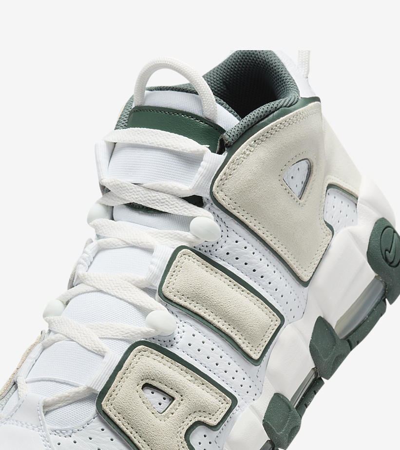 【2024年 4/15 発売】ナイキ エア モア アップテンポ 96 “ホワイト/シーグラス/ビンテージグリーン” (NIKE AIR MORE UPTEMPO 96 “White/Sea Glass-Vintage Green”) [FN6249-100]