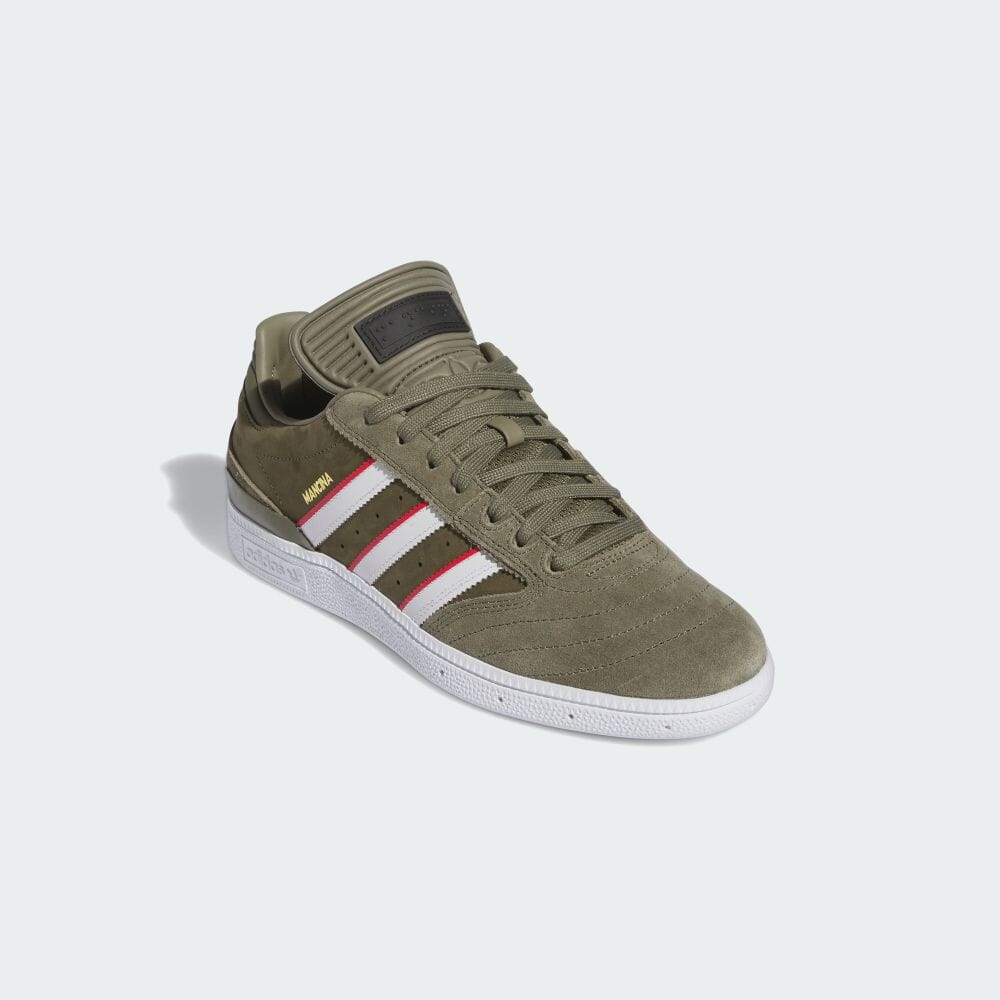 【国内 1/20 発売】アディダス オリジナルス ブセニッツ “オリーブストレータ/レッド” (adidas Originals BUSENITZ “Olive Strata/Red”) [ID3370]