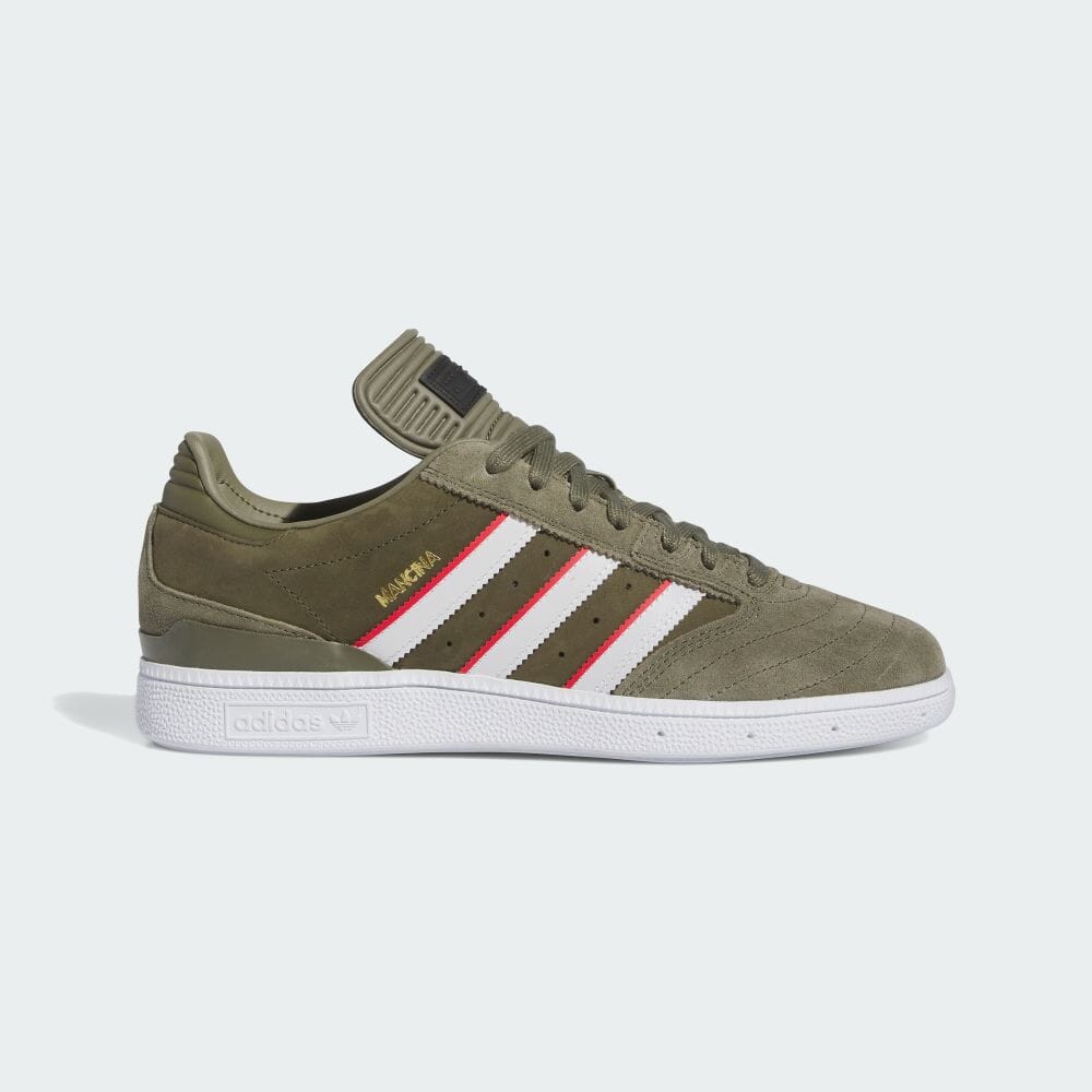 【国内 1/20 発売】アディダス オリジナルス ブセニッツ “オリーブストレータ/レッド” (adidas Originals BUSENITZ “Olive Strata/Red”) [ID3370]