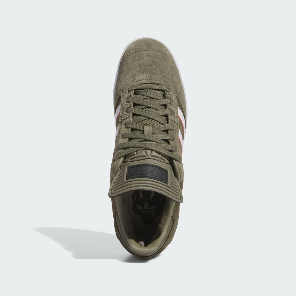 【国内 1/20 発売】アディダス オリジナルス ブセニッツ “オリーブストレータ/レッド” (adidas Originals BUSENITZ “Olive Strata/Red”) [ID3370]