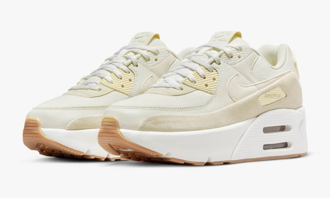 【国内 1/11 発売】ナイキ ウィメンズ エア マックス 90 LV8 “ライトアイアンオール/セイル” (NIKE WMNS AIR MAX 90 LV8 “Light Iron Ore/Sail”) [FD4328-001/FD4328-100]