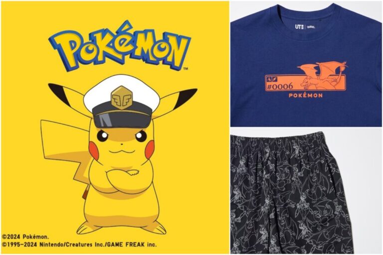 りん ユニクロ ドライパジャマ ポケモン ブルー イエロー 2点 りん ユニクロ ドライパジャマ ポケモン ブルー イエロー 2点