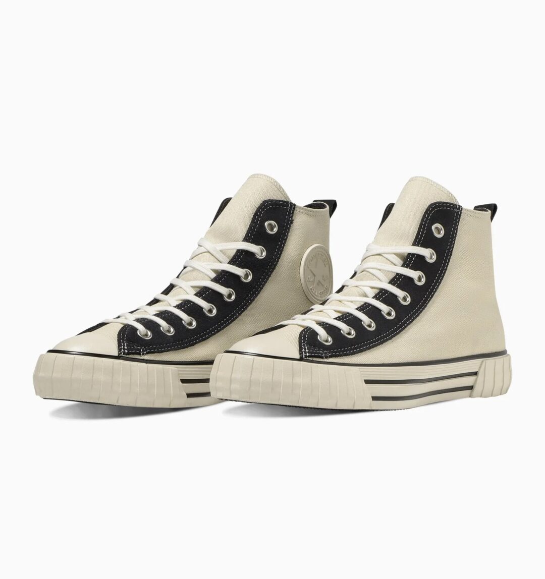 【2024年 1/12 発売】90年代の人気モデル「ALL STAR COLORBLOCK SUEDE」をアップデートした CONVERSE ALL STAR US RIBBED HI (コンバース オールスター リブド)