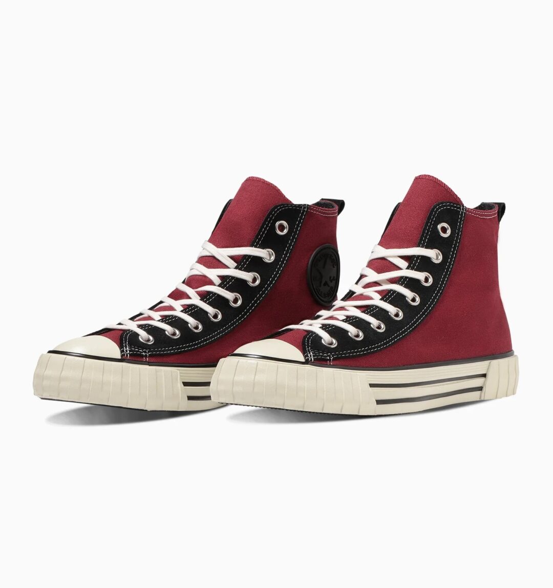 【2024年 1/12 発売】90年代の人気モデル「ALL STAR COLORBLOCK SUEDE」をアップデートした CONVERSE ALL STAR US RIBBED HI (コンバース オールスター リブド)