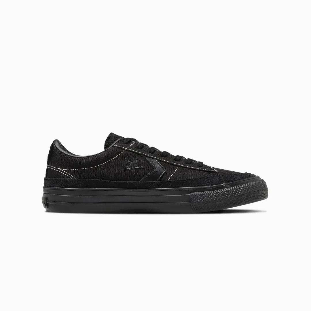 【国内 1/19 発売】黒のスエードでアレンジされた袴部分が特徴的な CONVERSE PRORIDE SK GD OX “Black” (コンバース プロライド SK GD OX “ブラック”)