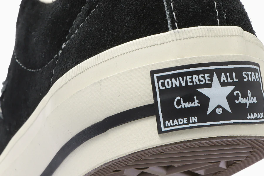 【2024年 2/20 発売】SOMA × CONVERSE ONE STAR J VTG SUEDE “Black/Grey” (コンバース ワンスター スエード “ブラック/グレー”)