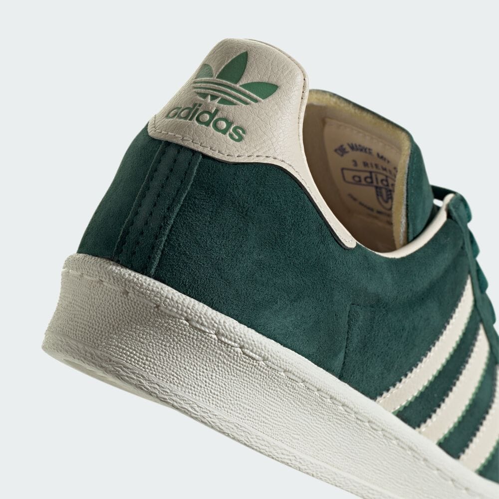 【国内 1/18 発売】アディダス オリジナルス キャンパス 80s “カレッジグリーン/プリラブドグリーン” (adidas Originals CAMPUS 80s “College Green/Preloved Green”) [IG1351]