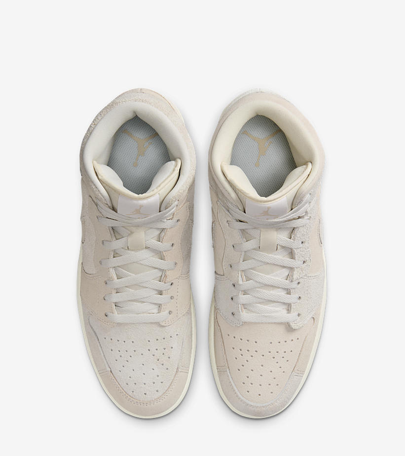 2024年 発売予定！ナイキ エア ジョーダン 1 ミッド SE クラフト “セイル/サンド” (NIKE AIR JORDAN 1 MID SE CRAFT “Sail/Sand”) [FQ3224-100]