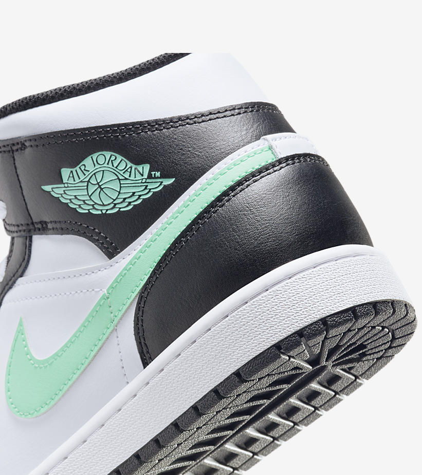 【2024年 4/8 発売】ナイキ エア ジョーダン 1 ミッド “グリーングロー/ホワイト” (NIKE AIR JORDAN 1 MID “Green Glow/White”) [DQ8426-103]