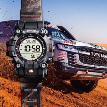 トヨタ車体「チームランドクルーザー・トヨタオートボデー」とG-SHOCKのコラボ「GW-9500TLC-1JR」が2024年 2月 発売 (TEAM LAND CRUISER TOYOTA AUTO BODY Gショック ジーショック)