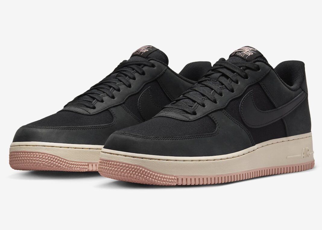 2024年 春 発売予定！ナイキ エア フォース 1 07 ロー LX “ブラック/レッドスターダスト” (NIKE AIR FORCE 1 07 LOW LX “Black/Red Stardust”) [FB8876-001]