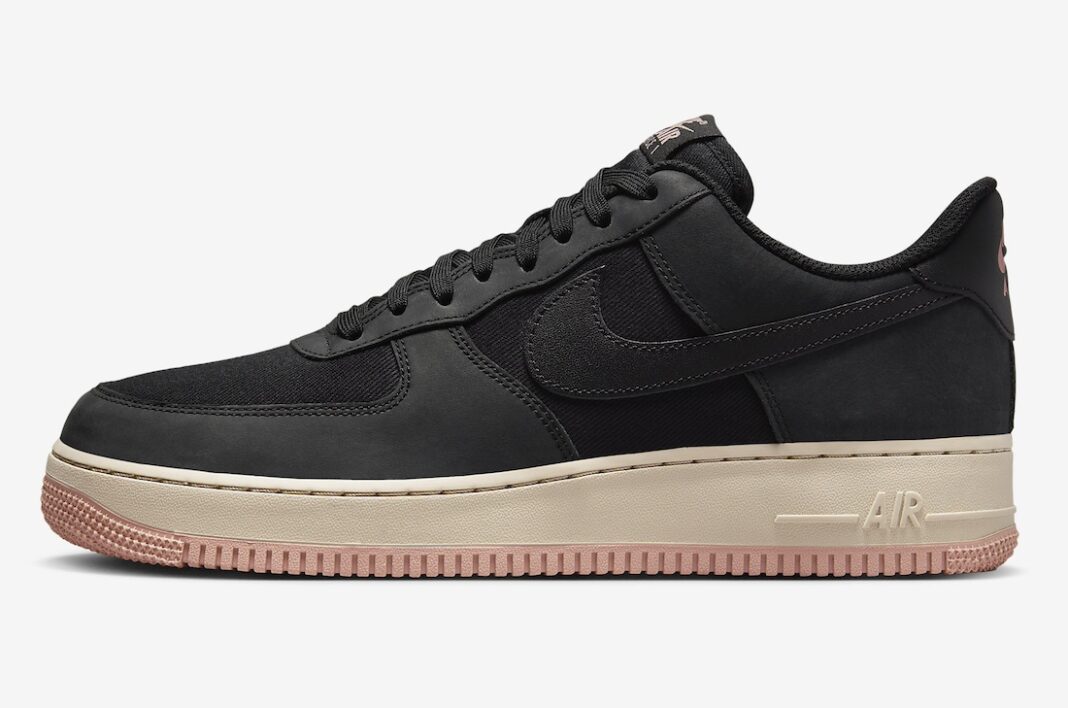 2024年 春 発売予定！ナイキ エア フォース 1 07 ロー LX “ブラック/レッドスターダスト” (NIKE AIR FORCE 1 07 LOW LX “Black/Red Stardust”) [FB8876-001]