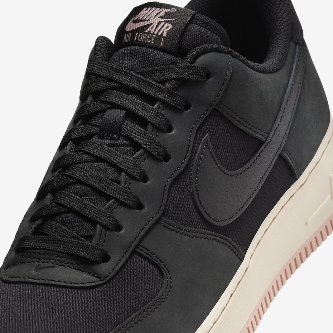 2024年 春 発売予定！ナイキ エア フォース 1 07 ロー LX “ブラック/レッドスターダスト” (NIKE AIR FORCE 1 07 LOW LX “Black/Red Stardust”) [FB8876-001]