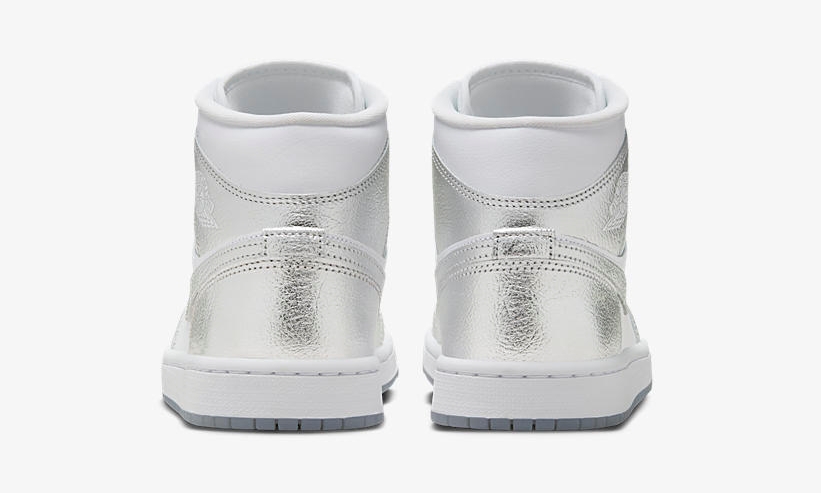 【2024年 4/25 発売】ナイキ エア ジョーダン 1 ミッド “クリンクル クローム” (NIKE AIR JORDAN 1 MID “Crinkled Chrome”) [FN5031-100]