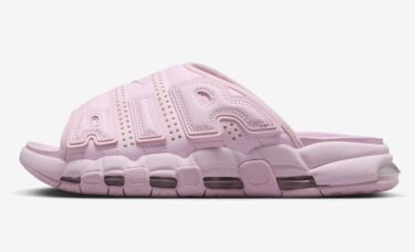 【2024年 2/26 発売】ナイキ エア モア アップテンポ スライド “ピンクフォーム” (NIKE AIR MORE UPTEMPO SLIDE “Pink Foam”) [FJ2597-600]