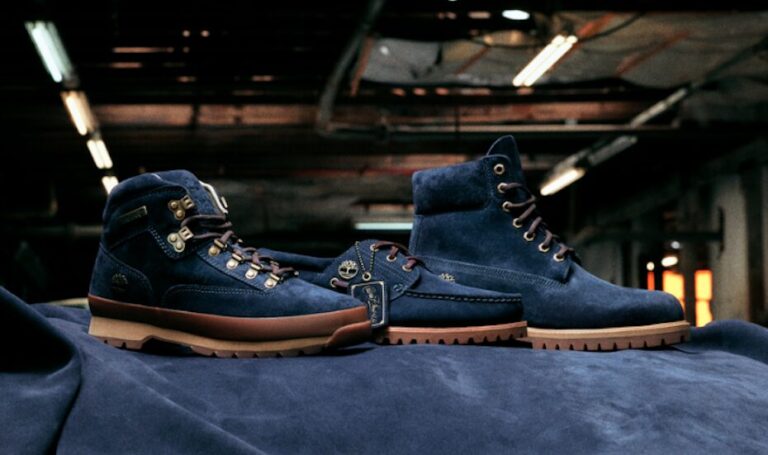 Timberlandから英C.F.ステッド社のインディゴスエードを纏った