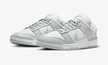 【2024年 4/8 発売】ナイキ ウィメンズ ダンク ロー ツイスト “ライトシルバー” (NIKE WMNS DUNK LOW TWIST “Light Silver”) [DZ2794-004]