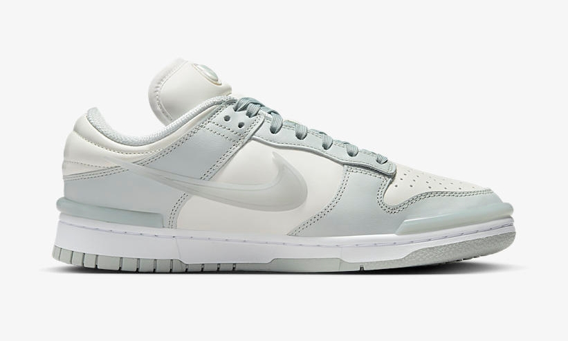 【2024年 4/8 発売】ナイキ ウィメンズ ダンク ロー ツイスト “ライトシルバー” (NIKE WMNS DUNK LOW TWIST “Light Silver”) [DZ2794-004]