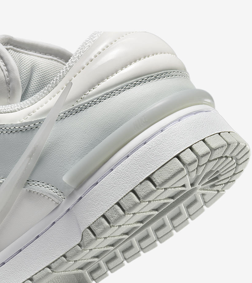 【2024年 4/8 発売】ナイキ ウィメンズ ダンク ロー ツイスト “ライトシルバー” (NIKE WMNS DUNK LOW TWIST “Light Silver”) [DZ2794-004]