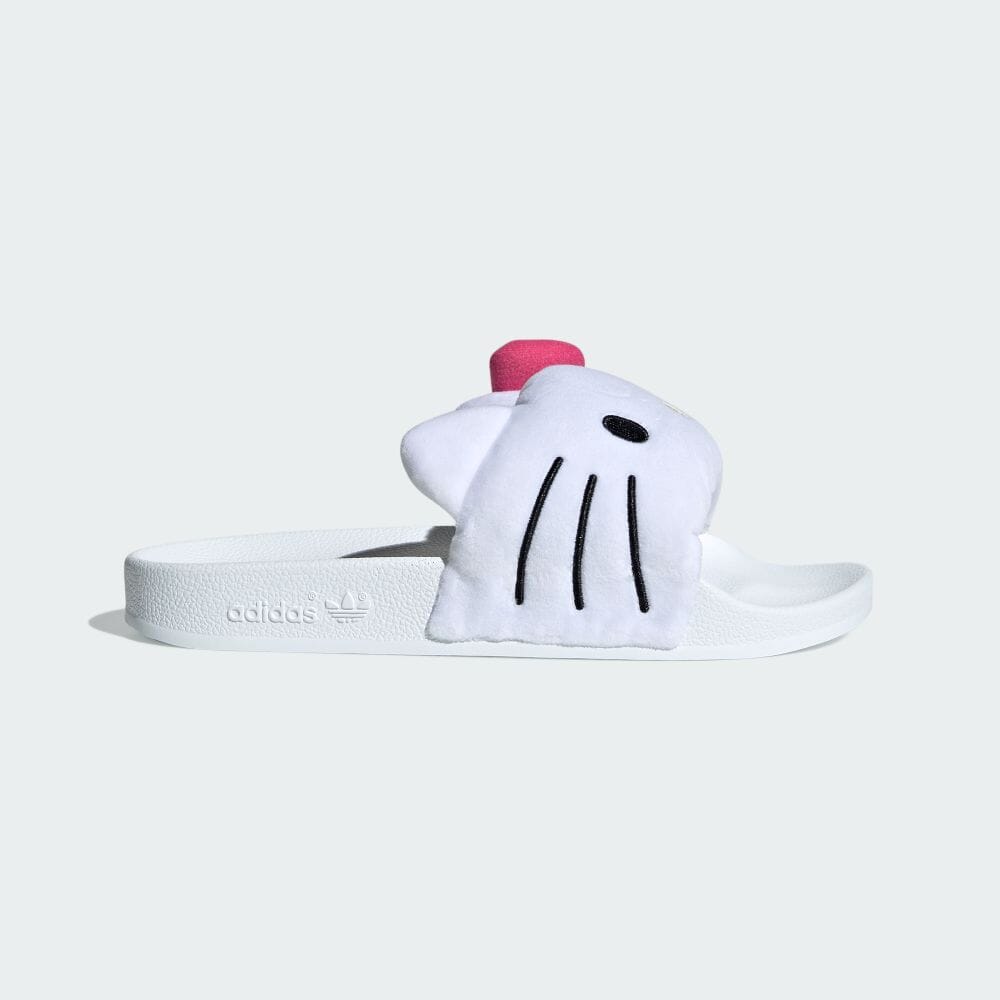 【国内 1/8 発売】ハローキティ × アディダス オリジナルス アディレッタ サンダル (adidas Originals × HELLO KITTY ADILETTE SLIDES) [IG8419]