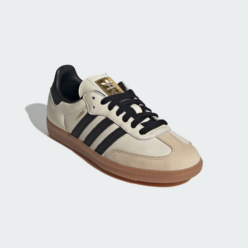 【国内発売】アディダス オリジナルス サンバ OG “クリームホワイト/コアブラック/サンドストレータ” (adidas Originals SAMBA OG “Cream White/Core Black/Sand Strator”) [ID0478]