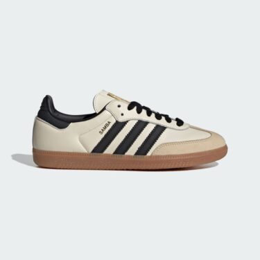 【国内発売】アディダス オリジナルス サンバ OG “クリームホワイト/コアブラック/サンドストレータ” (adidas Originals SAMBA OG “Cream White/Core Black/Sand Strator”) [ID0478]