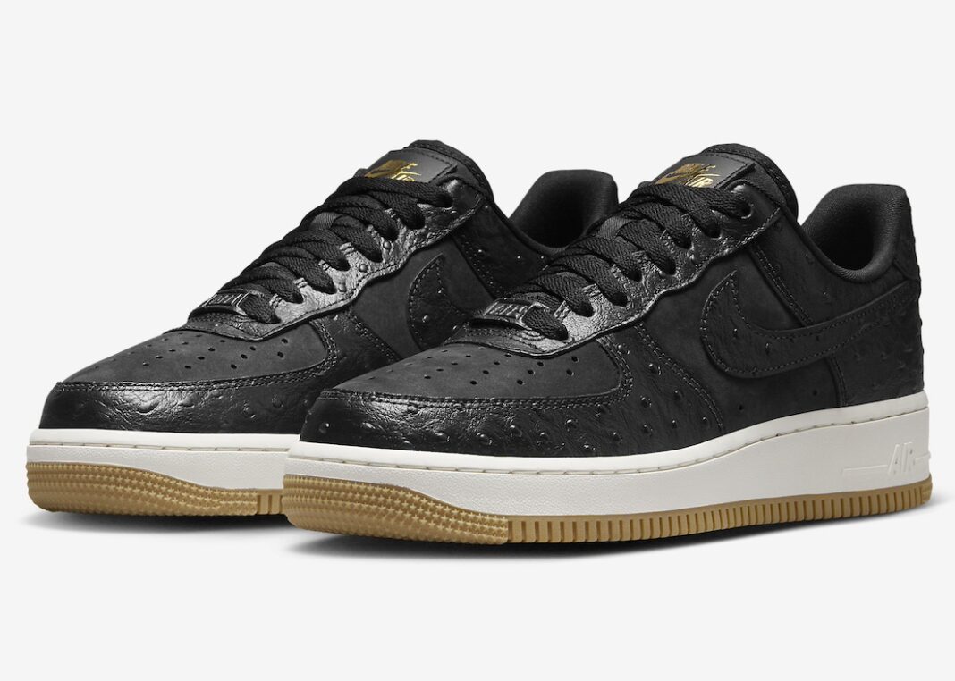 2024年 春 発売予定！ナイキ エア フォース 1 ロー "ブラックオーストリッチ" (NIKE AIR FORCE 1 LOW "Black Ostrich”) [DZ2708-002]