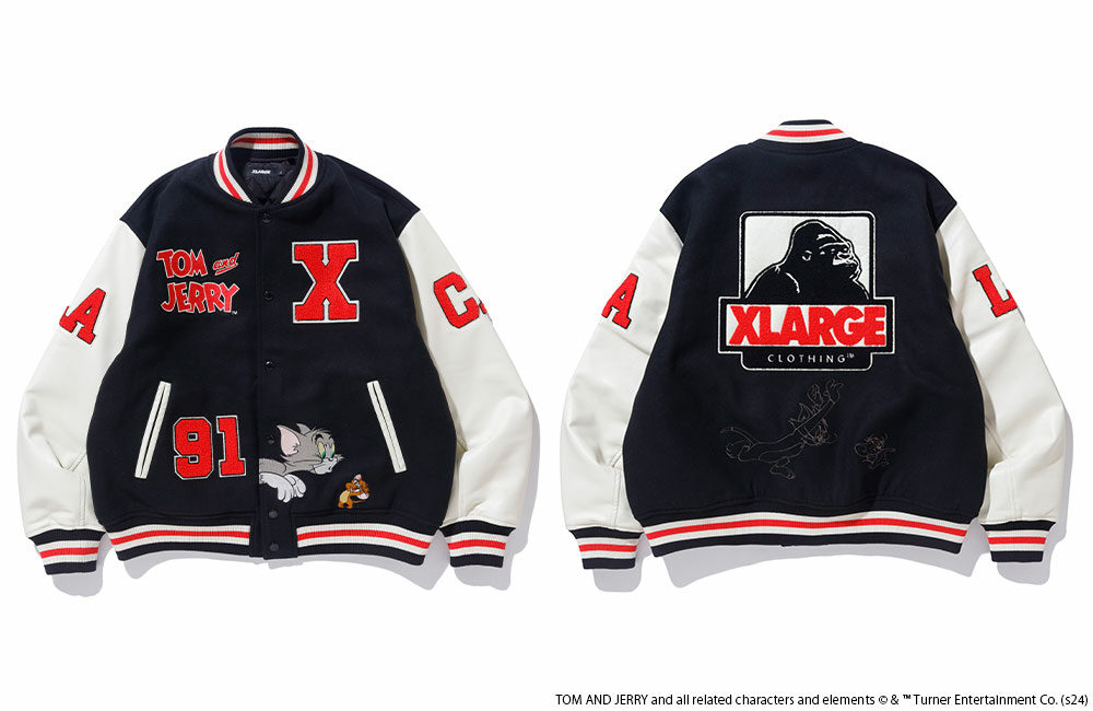 XLARGE × Tom and Jerry 2024 コラボレーションが1/20 発売 ​(エクストララージ トムとジェリー)