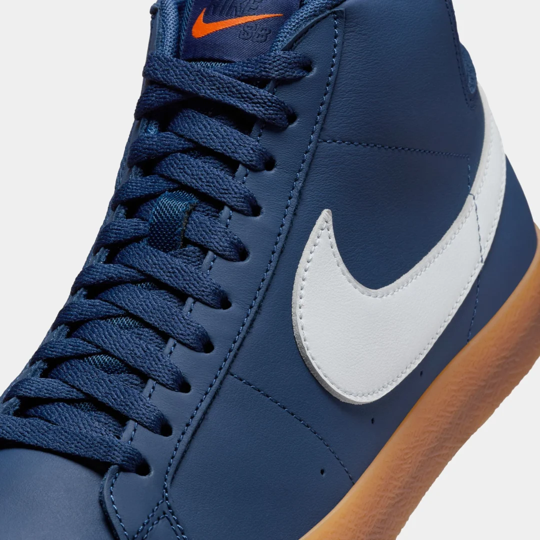 【国内 2024年 2/6 発売】NIKE SB “Orange Label” BLAZER MID ISO “Navy/White/Gum” (ナイキ エスビー “オレンジレーベル” ブレーザー ロー “ネイビー/ホワイト/ガム”) [FJ1680-400]