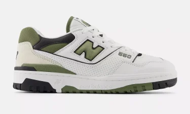 海外発売！New Balance BB550 DOB “White/Dark Olive/Black” (ニューバランス) [BB550DOB]